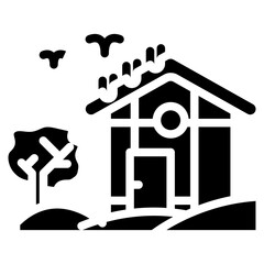 Christmas Village Vector Icons