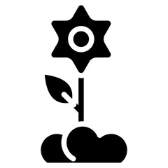 Spring Flowers Vector Icons