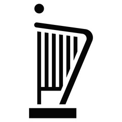 Harpist Vector Icons
