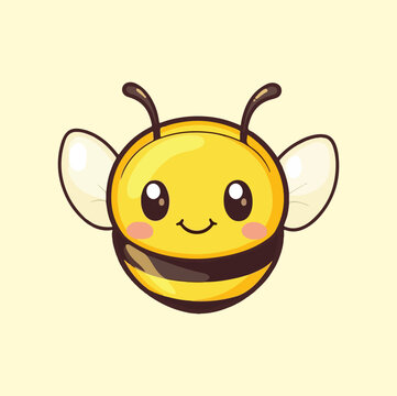 recommend clip art: Cute bee cartoon mascot illustration