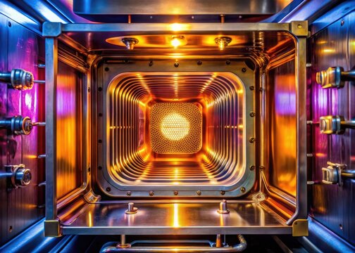 High-Resolution Image of a Cavity Magnetron Used in Microwave Technology and Research Applications
