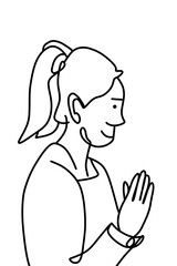 One continuous line, congratulations  and thank you