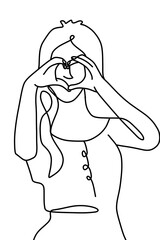 One continuous line, congratulations  and thank you