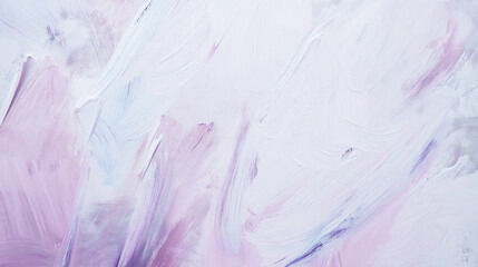 Fototapeta premium Closeup Artwork purple white mix brush stroke, splash color and oil, acrylic paint element.