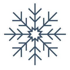 雪の結晶のアイコン