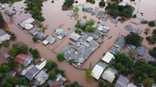 Enchente no Rio Grande do Sul