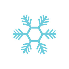 blue/black Snow icon. snowflake icon vector. Snowflakes template. Snowflakes icons. snowflake freeze winter logo.