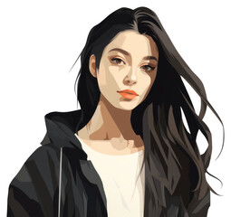 PNG Portrait jacket adult photography.