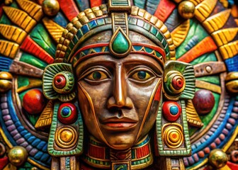 Fototapeta premium Intricate Peruvian Tumi Artifact Showcasing Ancient Andean Culture and Artistic Mastery in Metalwork