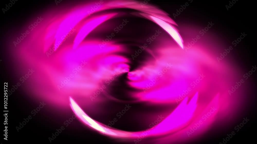 Poster abstract colorful animation on black background