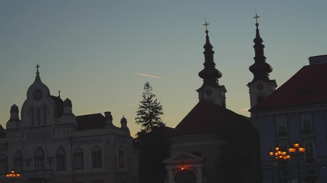 a plain passing on the sky in the night, 4k