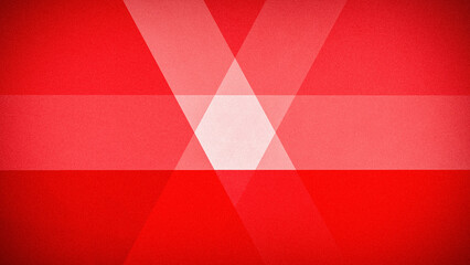 Fototapeta premium A vivid red abstract background with geometric shapes and grainy textures creating a dynamic and modern composition. Suitable for banners, wallpapers, and digital backdrops