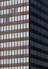 High rise modern office building with windows
