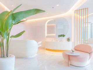 Eco-Friendly Elegance: Modern Cosmetology Clinic with a Green Focus