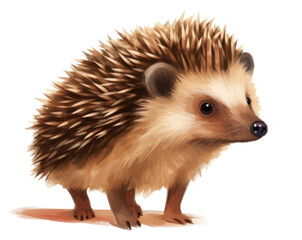 Obraz premium PNG Hedgehog animal mammal cute.