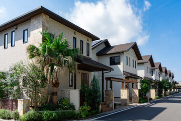 戸建住宅の風景