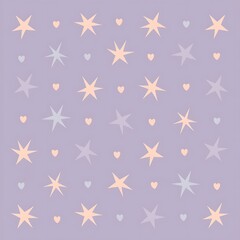 Abstract soft geometric shapes design in pastel colors pattern background