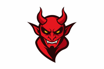 devil logo vector template ilustration