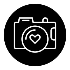 Wedding Camera Vector Icons