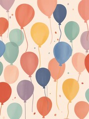 Colorful Balloons Celebration
