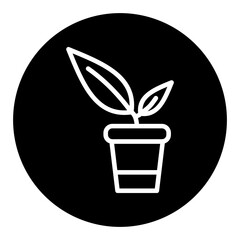 Flower Pot Vector Icons