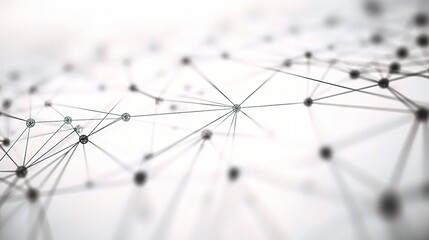 Abstract Network Structure with Nodes and Lines