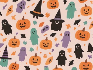 Cute Halloween Pattern