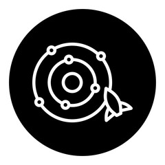 Space Orbit Vector Icons