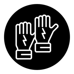 Obraz premium Wired Gloves Vector Icons
