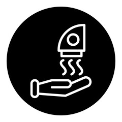 Hand Dryer Vector Icons