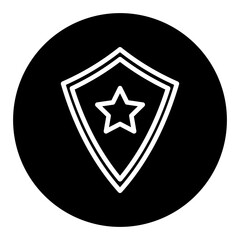 Police Shield Vector Icons