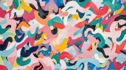 Obraz premium Abstract background with colorful abstract shapes.