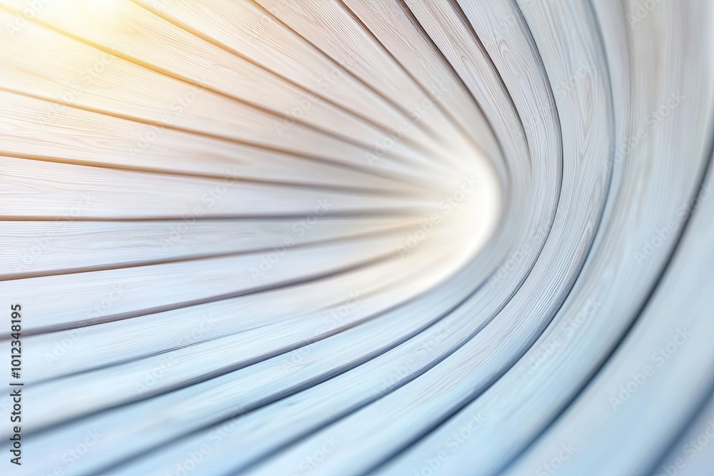 Aufkleber exploring the graceful curvature of modern design with soft light illuminating the textures