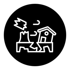 Earthquake Vector Icons