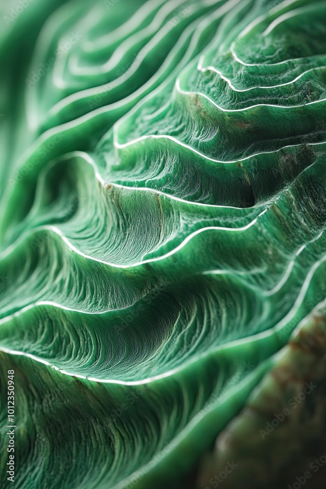 Aufkleber Luxurious Jade Texture With Intricate Patterns and Subtle Tone Variations Captured in Detail