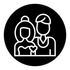 Romantic Couple Vector Icons