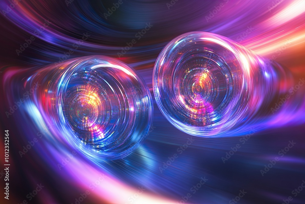 Poster Exploring Quantum Entanglement Through Vivid Visual Representation of Intertwined Particles