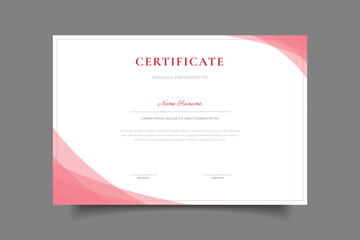 certificate template background design