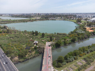 Lago Lugano, puente olímpico, Buenos Aires, Argentina.- © JuanJo de Lanus