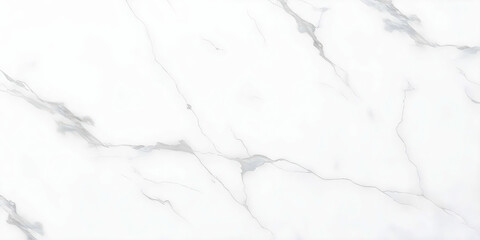 Obraz premium A luxurious white marble texture featuring subtle gray veining, ideal for elegant interior design, countertops, and stylish decor that exudes sophistication and timeless beauty