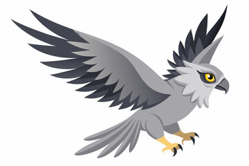  Dangerous bird vector art illustration