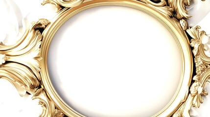 An exquisite and elegant frame design, perfect for showcasing artwork, photographs, or certificates. This illustration features intricate details and refined craftsmanship