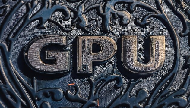 High-Detailed Image of GPU Design,Symbolizing Graphics Processing