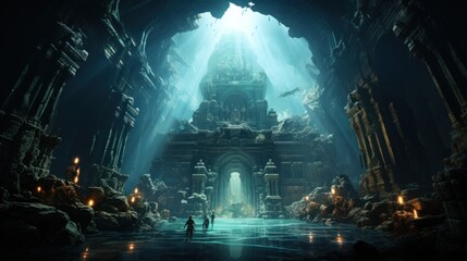 Fototapeta premium Ancient Temple Entrance