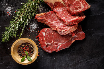 Premium raw meat, expertly flavored with herbs and spices, ideal for gourmet cooking and stunning food photos