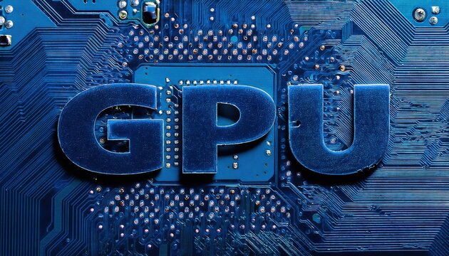 High-Definition Graphics Processing Unit Close-Up