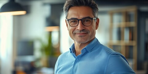 Fototapeta premium Businessman in Office Environment