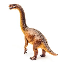 Saurischia, Sauropoda, Brachiosaurus isolated on white background 