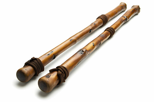 Pair of Wooden Escrima Sticks Photo