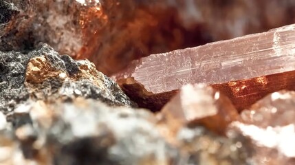 Fototapeta premium Global market analysis of copper production and prices in the mining industry. Concept Copper Production, Price Trends, Global Mining Industry, Market Analysis 